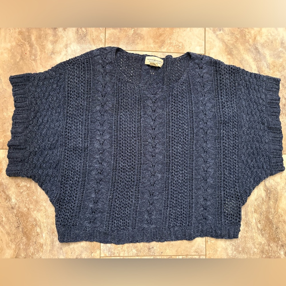 Denim & Supply Ralph Lauren Sweater Jumper Heather Blue Women's Large